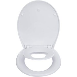 RULOPAK SILENT CLOSE AND CHILDREN ADAPTERED TOILET SEAT COVER